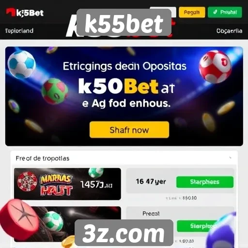 Ofertas de bônus e promoções no k55bet